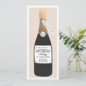 Invitation La bulle du Nouvel An (Debout devant)