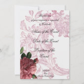 Invitation la cage aux folles 2 (Dos)