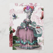 Invitation la cage aux oiseaux 2 (Devant / Derrière)