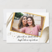 Invitation La calligraphie branchée sera ma dodesmaid Invit (Devant)