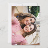 Invitation la calligraphie branchée sera ma servante d'honneu (Dos)