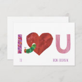 Invitation La Caterpillar Très Affamée | Je t'entends (Devant / Derrière)