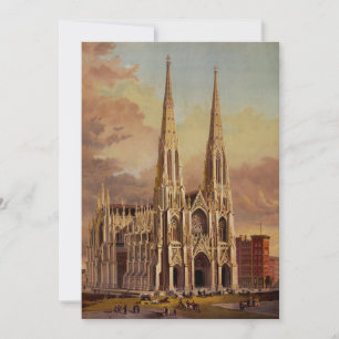 Invitation La cathédrale Saint-Patrick dans le Midtown Manhat