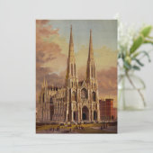 Invitation La cathédrale Saint-Patrick dans le Midtown Manhat (Debout devant)