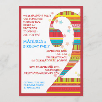 Invitation La célébration barre fête d'anniversaire du numéro