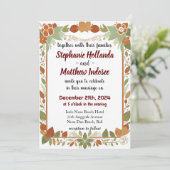 Invitation La célébration mariage est le triomphe de l'amour  (Debout devant)