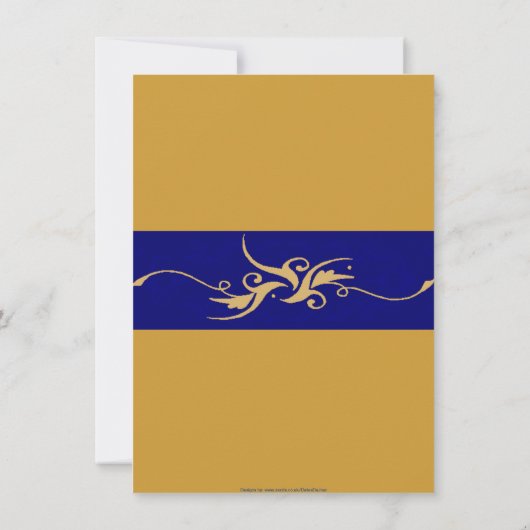 Invitation La célébration musulmane d'Allah-Or (Dos)