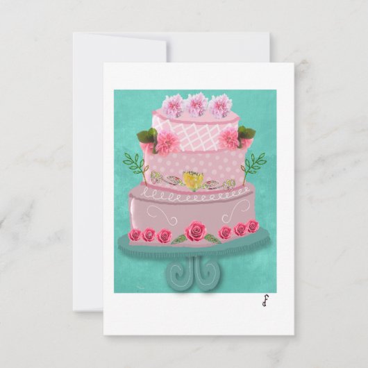 Invitation La Célébration Rosey (Devant)