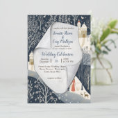 Invitation La chaleur du soleil en hiver (Debout devant)