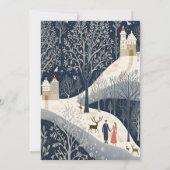 Invitation La chaleur du soleil en hiver (Dos)