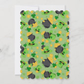 Invitation La chance cutesy pour l'invitation du Parti Irland (Dos)