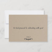 Invitation La chasse à l'antilope florale de Boho rustique es (Dos)