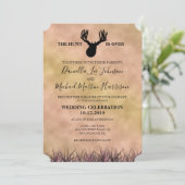 Invitation La chasse au Mariage (Debout devant)