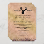 Invitation La chasse au Mariage (Devant / Derrière)