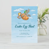 Invitation La chasse aux oeufs de Pâques de Rocket Bunny (Debout devant)