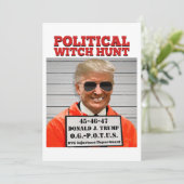 Invitation La chasse aux sorcières politiques de Donald Trump (Debout devant)