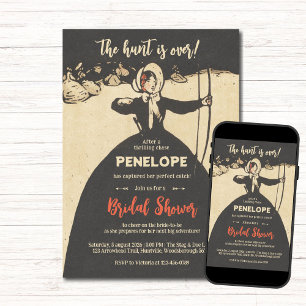 Invitation La chasse est terminée