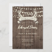 Invitation "La chasse est terminée" Dîner de répétition de la (Devant)