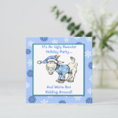 Invitation La Chèvre Dans Une Fête De Vacances De Chèvre Vila (Debout devant)