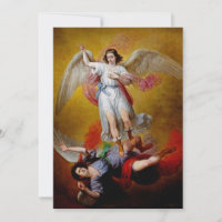 La chute de Lucifer par Antonio Maria Esquivel