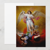 Invitation La chute de Lucifer par Antonio Maria Esquivel (Devant / Derrière)