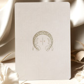 Invitation La chute islamique brûle un Mariage arabe orange