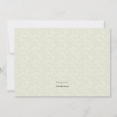 Invitation La cigogne est à l'invitation de baby shower de (Dos)