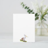 Invitation : La cigogne; Pélican est ici (Debout devant)