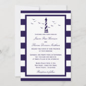 Invitation La collection de mariage du phare nautique (Devant)