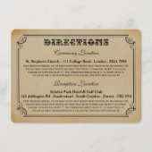 Invitation La collection de mariage steampunk victorien (Devant)
