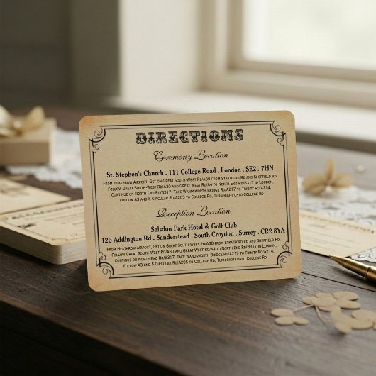 Invitation La collection de mariage steampunk victorien