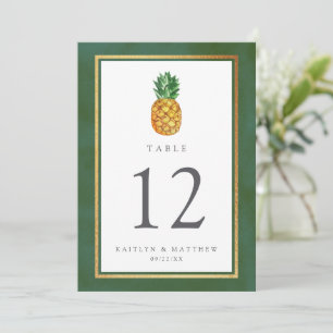 Invitation La collection de Mariages d'ananas tropicaux