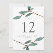 Invitation La collection de Mariages de liss botaniques (Dos)