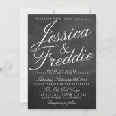 Invitation La collection de Mariages de tableau de bord éléga (Devant)