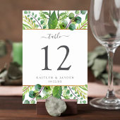 Invitation La collection de Mariages de verdure et d'or n° de