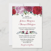 Invitation La collection de Mariages floraux romantiques (Devant)