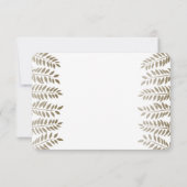 Invitation La collection de Mariages Monochrome Fern Woodland (Dos)