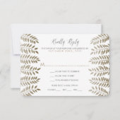Invitation La collection de Mariages Monochrome Fern Woodland (Devant)