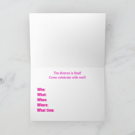 Invitation La collection Happily Single de MDillon Designs (Intérieur)