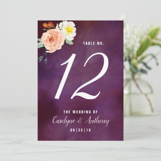 Invitation La Collection Mariage Romance In Bloom (Debout devant)