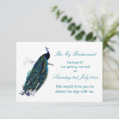 Invitation La Collection Peacock, ma femme de chambre (Debout devant)