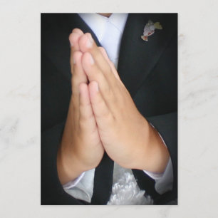 Invitation La communion du garçon