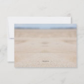 Invitation La compagnie Shell on the Beach sauve la date de p (Dos)