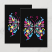Invitation la conception papillon (Devant / Derrière)
