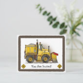 Invitation La construction de chasse-neige badine (Debout devant)