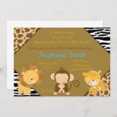 Invitation la copie safaribaby, Come nous joignent pour un (Devant / Derrière)