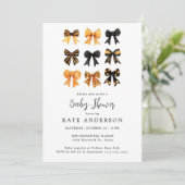 Invitation La coquette d'Halloween promet un Baby shower mign (Debout devant)