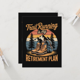 Invitation La course sur sentier est mon plan de retraite