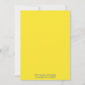 Invitation La coutume badine la fête d'anniversaire de clown (Dos)