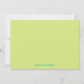 Invitation La coutume badine la partie de bowling (Dos)